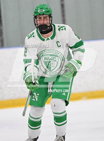 Thumbnail 2 in Greenwich @ Northwest Catholic (CIAC D1 First Round) photogallery.
