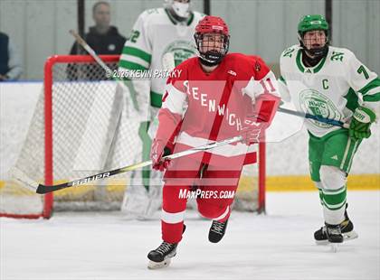 Thumbnail 2 in Greenwich @ Northwest Catholic (CIAC D1 First Round) photogallery.