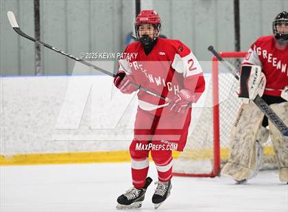Thumbnail 3 in Greenwich @ Northwest Catholic (CIAC D1 First Round) photogallery.