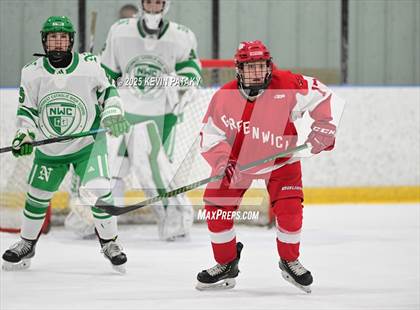 Thumbnail 3 in Greenwich @ Northwest Catholic (CIAC D1 First Round) photogallery.