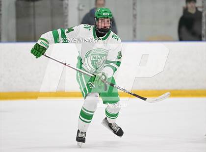 Thumbnail 2 in Greenwich @ Northwest Catholic (CIAC D1 First Round) photogallery.