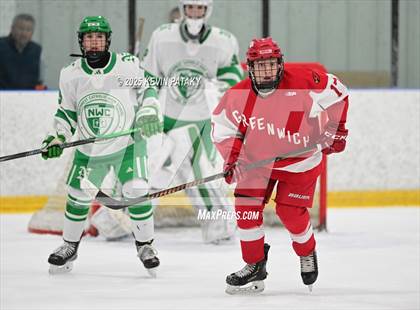 Thumbnail 1 in Greenwich @ Northwest Catholic (CIAC D1 First Round) photogallery.