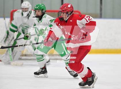 Thumbnail 2 in Greenwich @ Northwest Catholic (CIAC D1 First Round) photogallery.