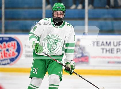 Thumbnail 2 in Greenwich @ Northwest Catholic (CIAC D1 First Round) photogallery.