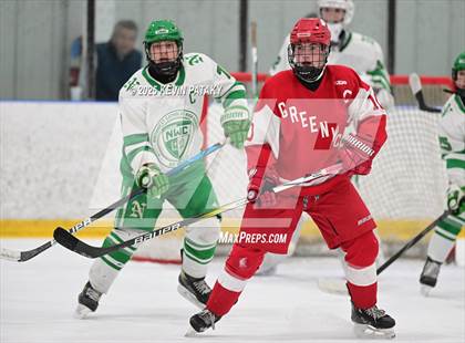 Thumbnail 2 in Greenwich @ Northwest Catholic (CIAC D1 First Round) photogallery.
