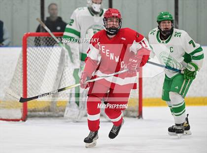 Thumbnail 1 in Greenwich @ Northwest Catholic (CIAC D1 First Round) photogallery.
