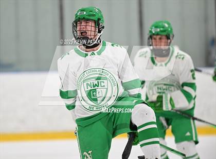 Thumbnail 1 in Greenwich @ Northwest Catholic (CIAC D1 First Round) photogallery.