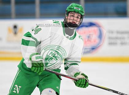 Thumbnail 1 in Greenwich @ Northwest Catholic (CIAC D1 First Round) photogallery.
