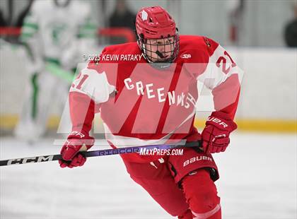 Thumbnail 1 in Greenwich @ Northwest Catholic (CIAC D1 First Round) photogallery.