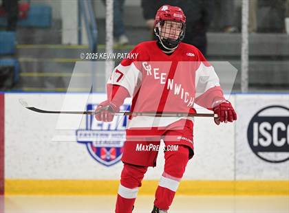 Thumbnail 1 in Greenwich @ Northwest Catholic (CIAC D1 First Round) photogallery.