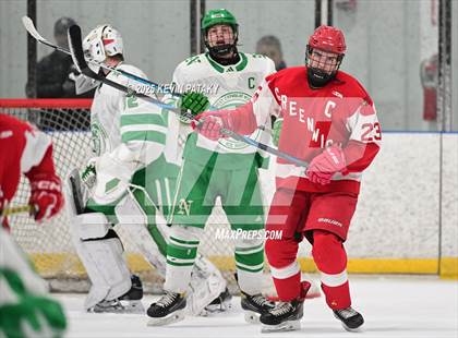 Thumbnail 3 in Greenwich @ Northwest Catholic (CIAC D1 First Round) photogallery.