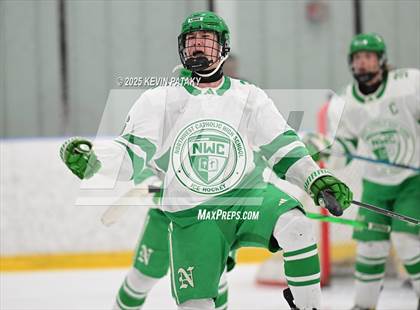 Thumbnail 2 in Greenwich @ Northwest Catholic (CIAC D1 First Round) photogallery.