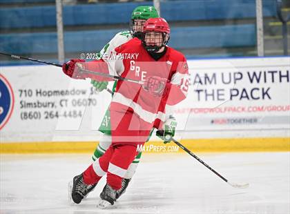Thumbnail 2 in Greenwich @ Northwest Catholic (CIAC D1 First Round) photogallery.