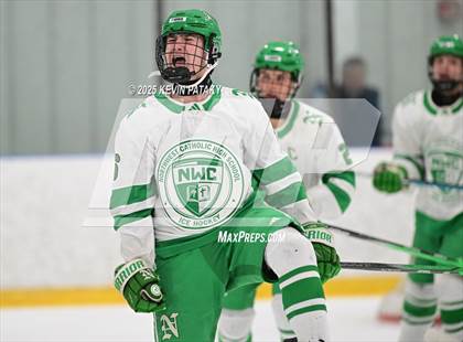 Thumbnail 3 in Greenwich @ Northwest Catholic (CIAC D1 First Round) photogallery.