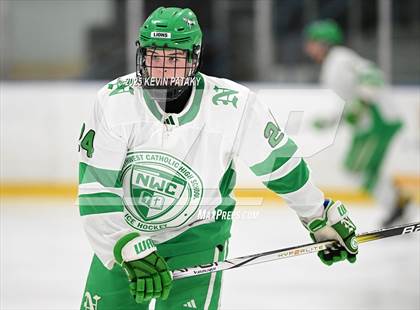 Thumbnail 1 in Greenwich @ Northwest Catholic (CIAC D1 First Round) photogallery.