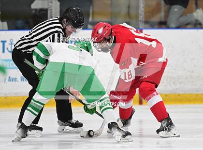 Thumbnail 3 in Greenwich @ Northwest Catholic (CIAC D1 First Round) photogallery.