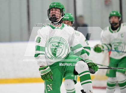 Thumbnail 1 in Greenwich @ Northwest Catholic (CIAC D1 First Round) photogallery.