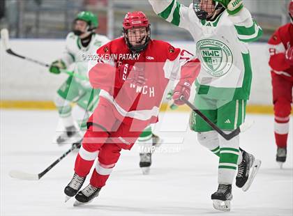 Thumbnail 1 in Greenwich @ Northwest Catholic (CIAC D1 First Round) photogallery.