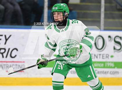 Thumbnail 2 in Greenwich @ Northwest Catholic (CIAC D1 First Round) photogallery.
