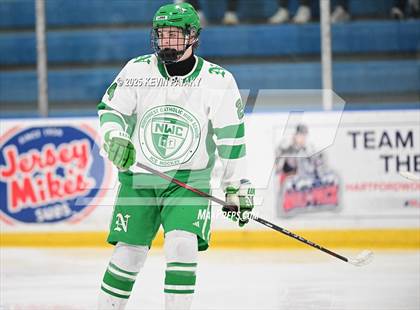 Thumbnail 1 in Greenwich @ Northwest Catholic (CIAC D1 First Round) photogallery.