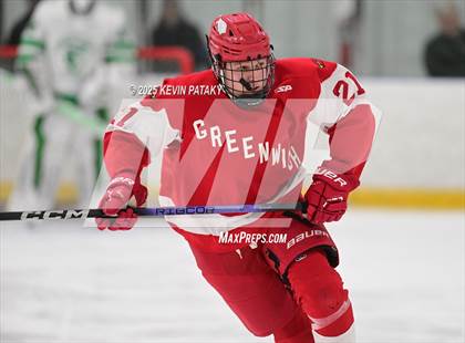Thumbnail 3 in Greenwich @ Northwest Catholic (CIAC D1 First Round) photogallery.
