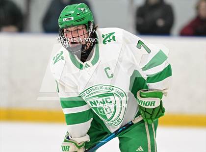 Thumbnail 1 in Greenwich @ Northwest Catholic (CIAC D1 First Round) photogallery.