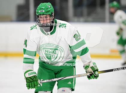 Thumbnail 3 in Greenwich @ Northwest Catholic (CIAC D1 First Round) photogallery.
