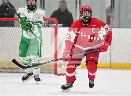 Thumbnail 2 in Greenwich @ Northwest Catholic (CIAC D1 First Round) photogallery.