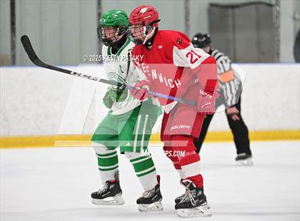 Thumbnail 2 in Greenwich @ Northwest Catholic (CIAC D1 First Round) photogallery.