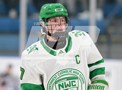 Thumbnail 3 in Greenwich @ Northwest Catholic (CIAC D1 First Round) photogallery.