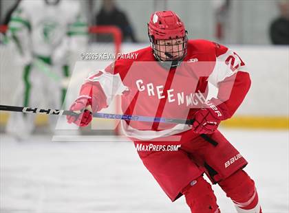 Thumbnail 1 in Greenwich @ Northwest Catholic (CIAC D1 First Round) photogallery.