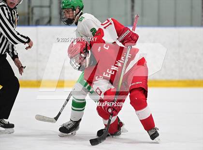 Thumbnail 2 in Greenwich @ Northwest Catholic (CIAC D1 First Round) photogallery.