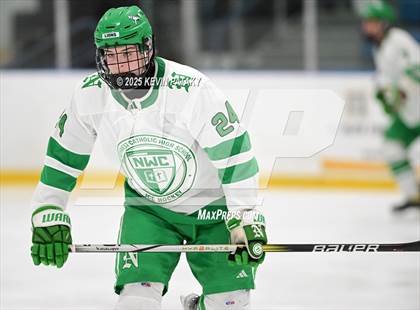 Thumbnail 2 in Greenwich @ Northwest Catholic (CIAC D1 First Round) photogallery.