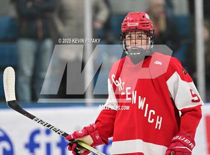 Thumbnail 2 in Greenwich @ Northwest Catholic (CIAC D1 First Round) photogallery.