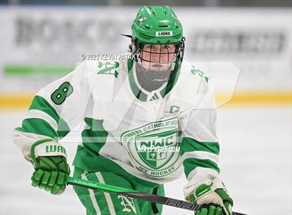 Thumbnail 3 in Greenwich @ Northwest Catholic (CIAC D1 First Round) photogallery.