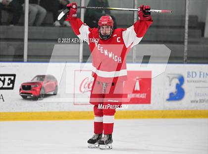 Thumbnail 2 in Greenwich @ Northwest Catholic (CIAC D1 First Round) photogallery.
