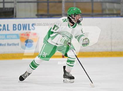Thumbnail 3 in Greenwich @ Northwest Catholic (CIAC D1 First Round) photogallery.