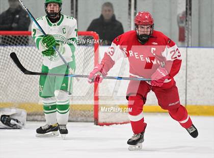 Thumbnail 2 in Greenwich @ Northwest Catholic (CIAC D1 First Round) photogallery.
