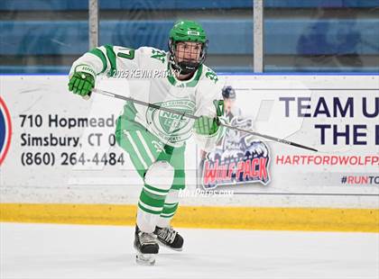 Thumbnail 1 in Greenwich @ Northwest Catholic (CIAC D1 First Round) photogallery.