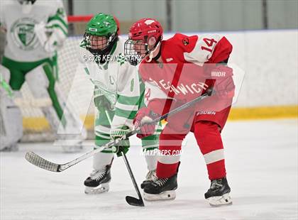 Thumbnail 2 in Greenwich @ Northwest Catholic (CIAC D1 First Round) photogallery.