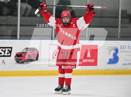 Thumbnail 3 in Greenwich @ Northwest Catholic (CIAC D1 First Round) photogallery.