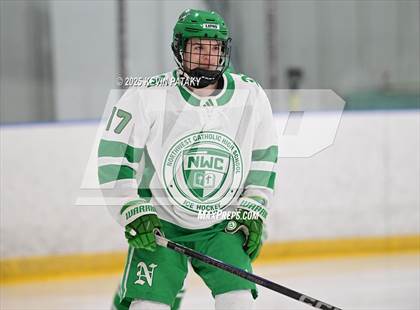 Thumbnail 1 in Greenwich @ Northwest Catholic (CIAC D1 First Round) photogallery.
