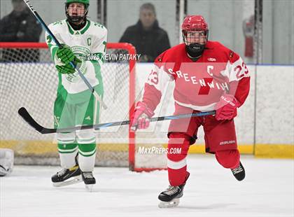 Thumbnail 3 in Greenwich @ Northwest Catholic (CIAC D1 First Round) photogallery.