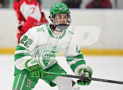 Thumbnail 2 in Greenwich @ Northwest Catholic (CIAC D1 First Round) photogallery.