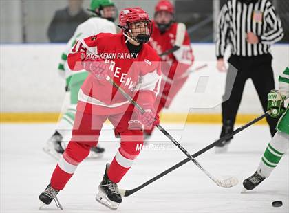 Thumbnail 2 in Greenwich @ Northwest Catholic (CIAC D1 First Round) photogallery.