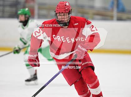 Thumbnail 3 in Greenwich @ Northwest Catholic (CIAC D1 First Round) photogallery.