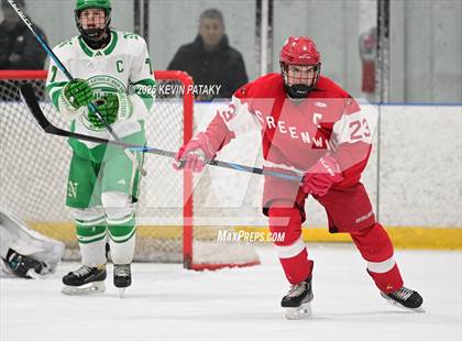 Thumbnail 1 in Greenwich @ Northwest Catholic (CIAC D1 First Round) photogallery.