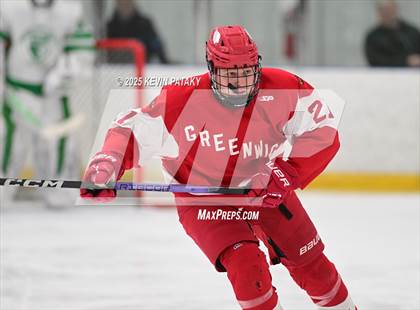 Thumbnail 2 in Greenwich @ Northwest Catholic (CIAC D1 First Round) photogallery.
