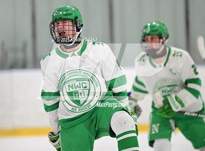 Thumbnail 2 in Greenwich @ Northwest Catholic (CIAC D1 First Round) photogallery.