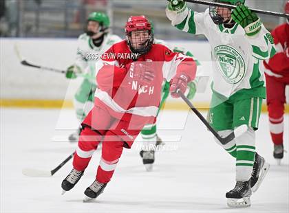 Thumbnail 3 in Greenwich @ Northwest Catholic (CIAC D1 First Round) photogallery.